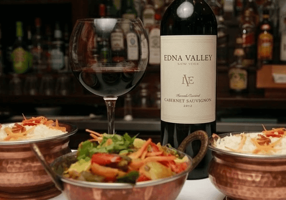 Curry bowls and curated wine selections at the bar