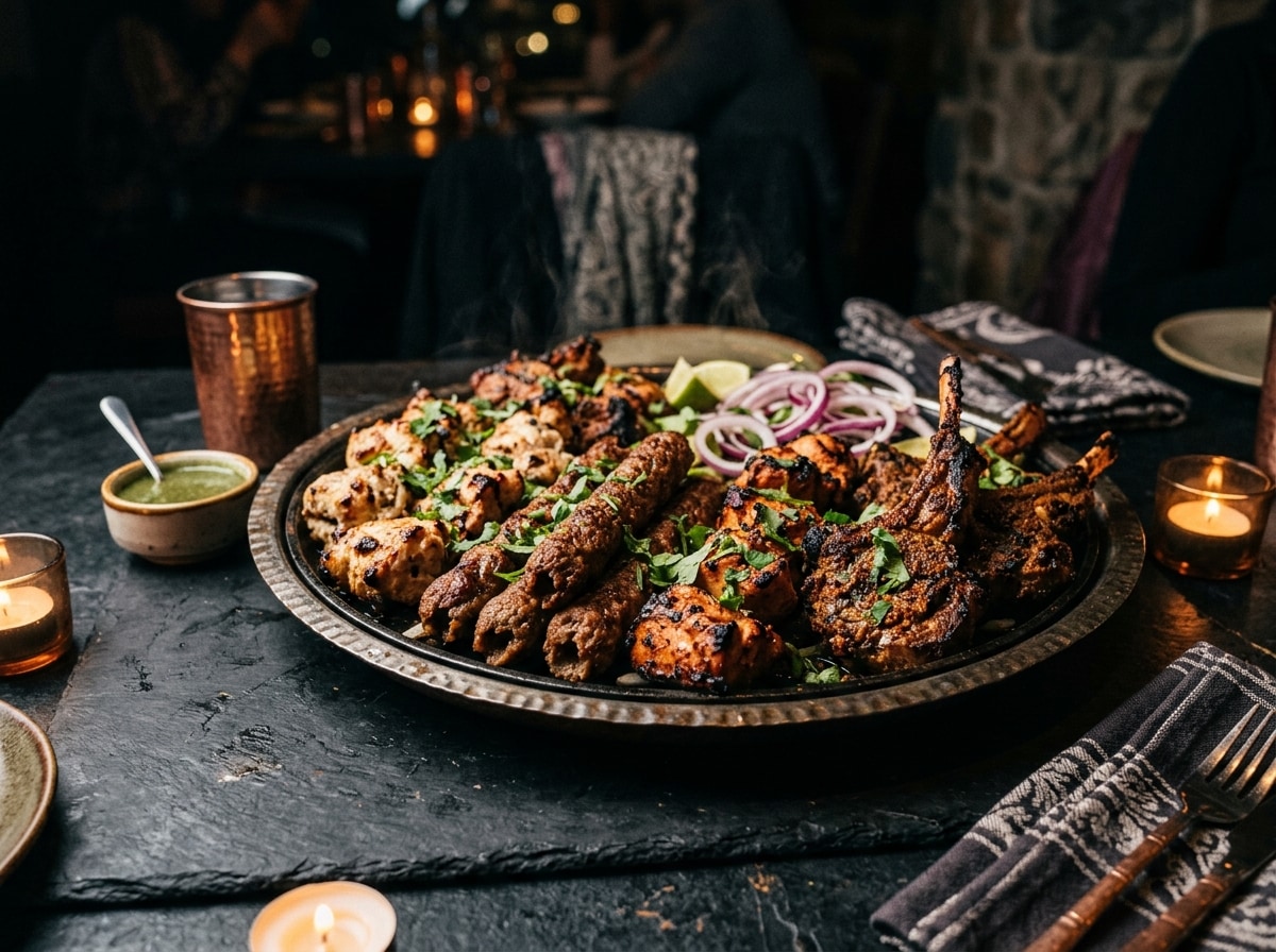 Tandoori chicken and kebab platter from Rani Mahal for Rye diners